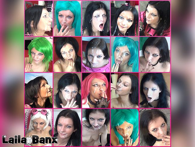 Laila-Banx's Porno Video: sper*afresse Deluxe - 20 Mega-Facials *Best Of*