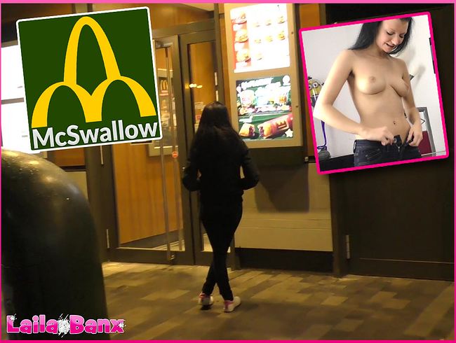 Laila Banx Porno Video: Alles geschl**kt! Spezial Milkshake von McSwallow