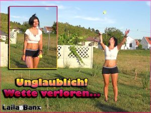 Laila Banx Porno Video: Unglaublich! Wette verloren...